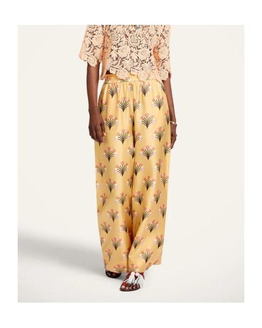 LaDoubleJ Metallic La Doublej Palazzo Pants