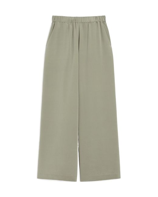 Max Mara Green Bonn Wide Leg Trousers