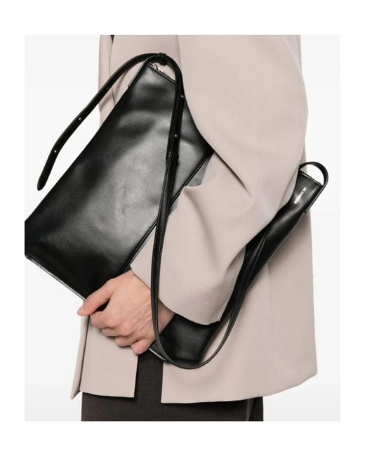Jil Sander Black Linea Crossbody Shoulder Bag