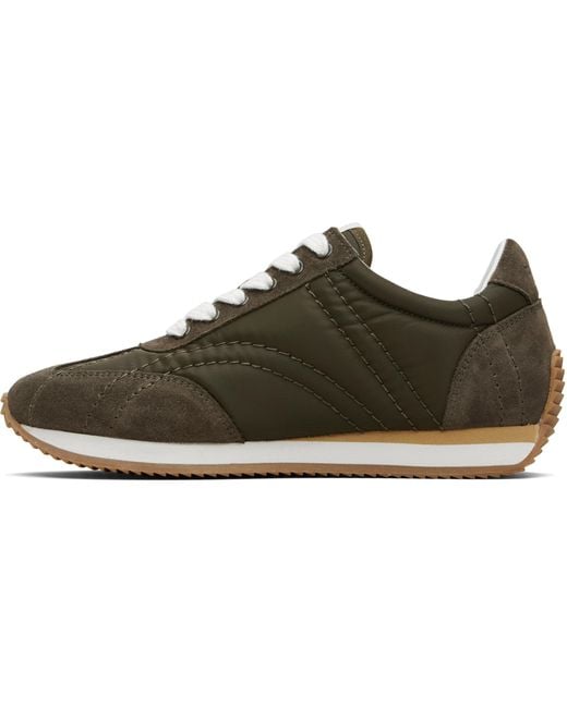 Totême Green Low-Top Sneakers
