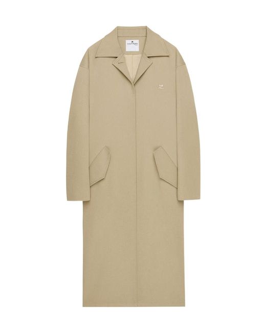 Courreges Natural Cocoon Coat