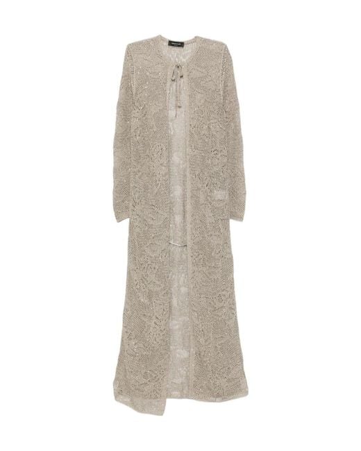 Fabiana Filippi Natural Long-Sleeved Cardigan
