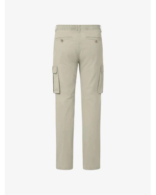 Ecoalf Gray Belt Loop Cargo Pants for men