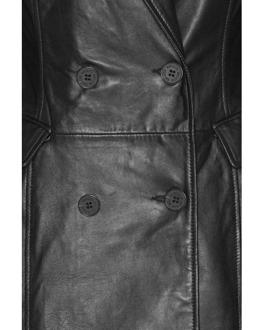 ROTATE BIRGER CHRISTENSEN Black Double-Breasted Jacket