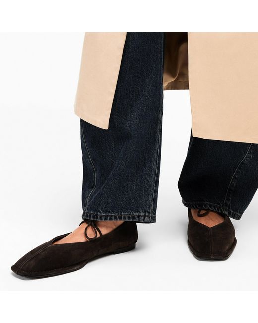 Alohas Brown Sway Ballet Flats