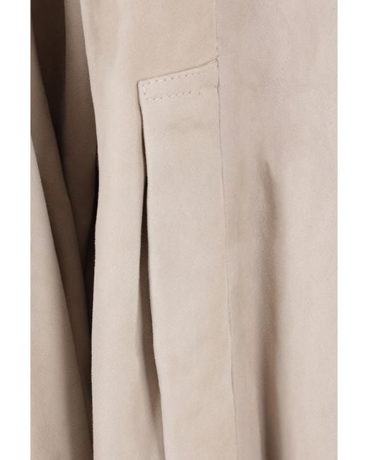 Brunello Cucinelli Natural Monile Long Jacket