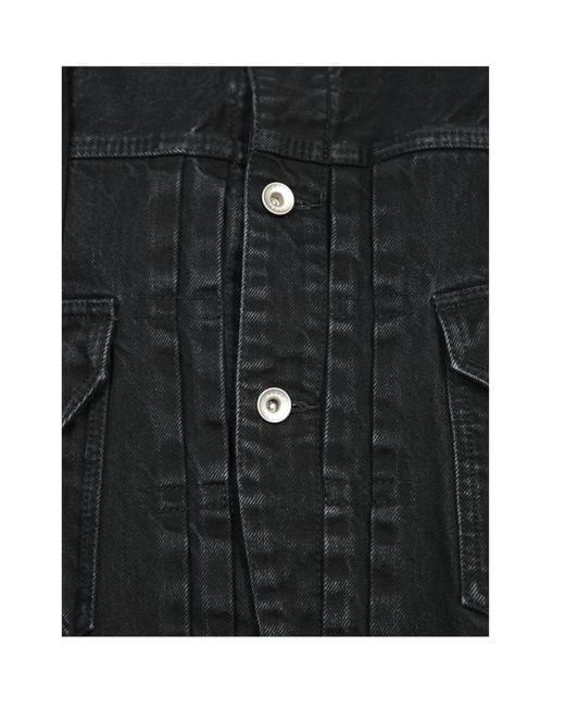 Sacai Black Denim Jackets