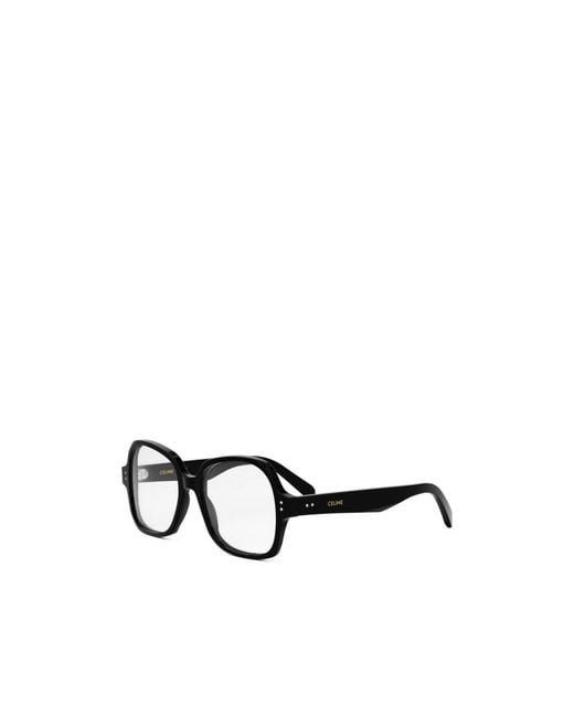 Céline White Geometric Flat Mirror for men