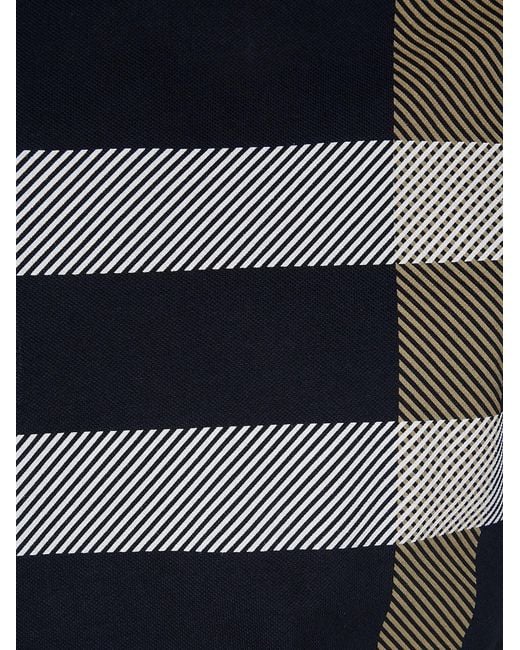 Barbour Black Checkered Polo Shirt