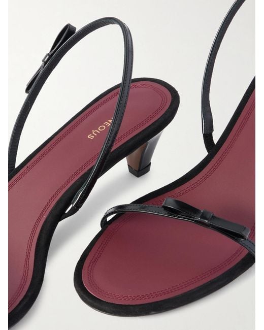 Neous Metallic Casual Patent Leather Sandals