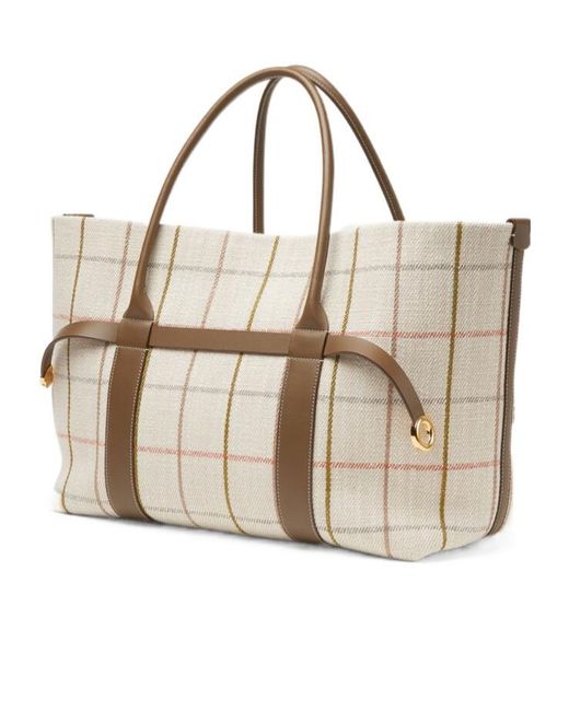Loro Piana Natural Ghiera Large Handbag