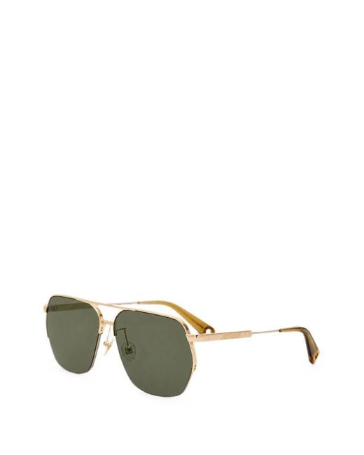 Jacquemus Green Geometric-Frame Sunglasses for men