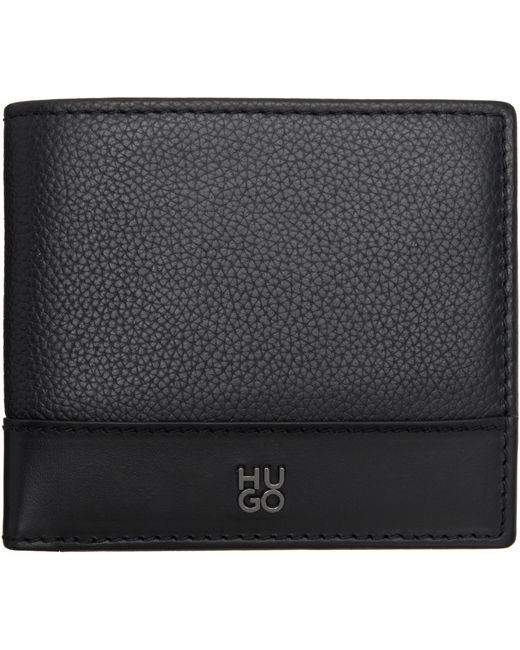 Boss Black Logo-Plaque Wallet for men