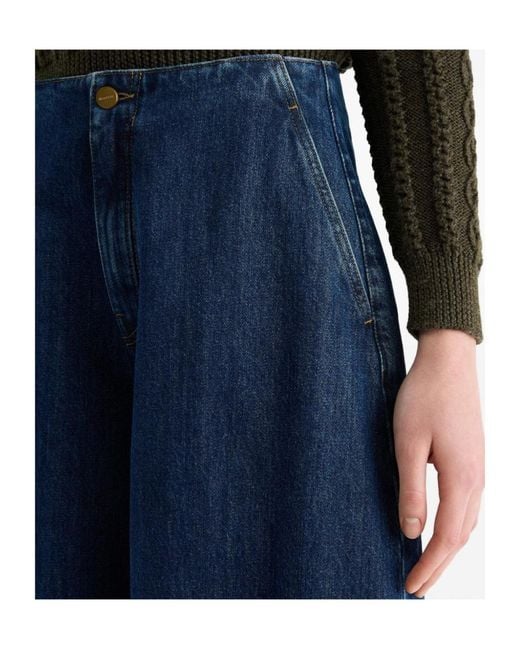 Jil Sander Blue Relaxed Lightweight Denim Trousers
