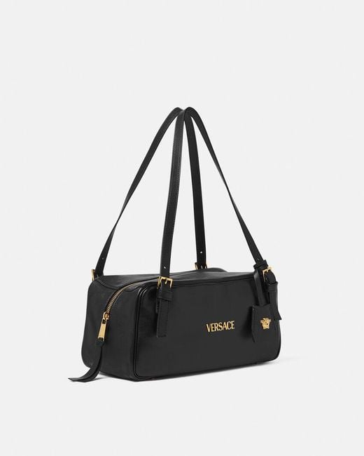 Versace Black Tag Large Bowling Bag