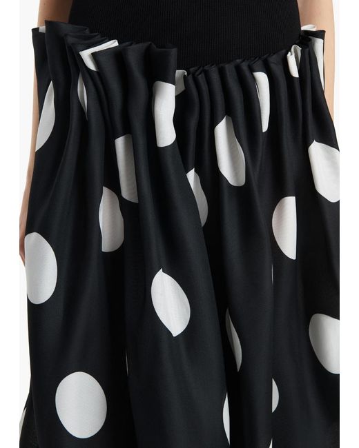 Khaite Black Riley Skirt