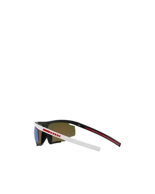Prada Linea Rossa Blue Prada Eyewear Aviator Sunglasses for men