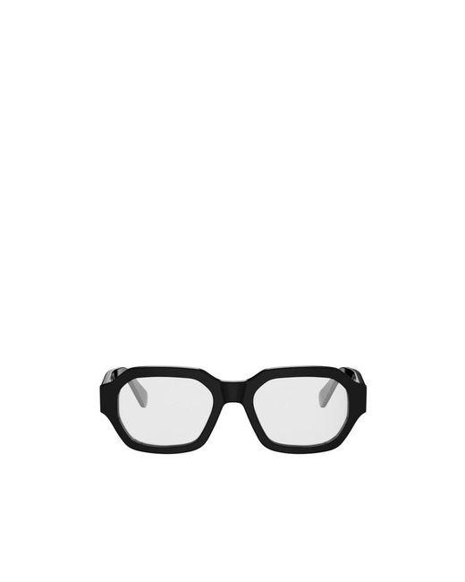 Céline White Full Frame Plain Mirror for men