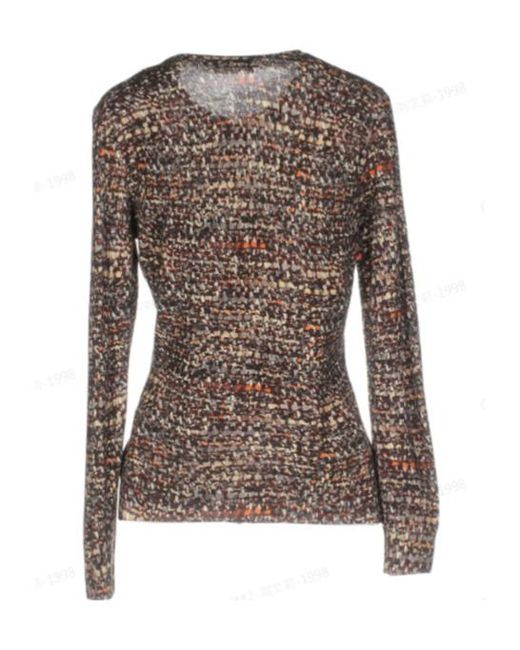 Dolce & Gabbana Brown Wool Knit Sweater