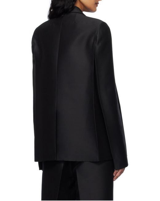 Khaite Black Crittan Tailored Blazer