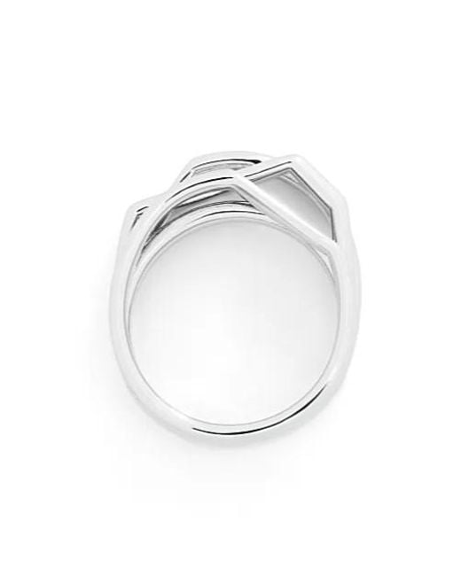Loewe White Stacked Ring