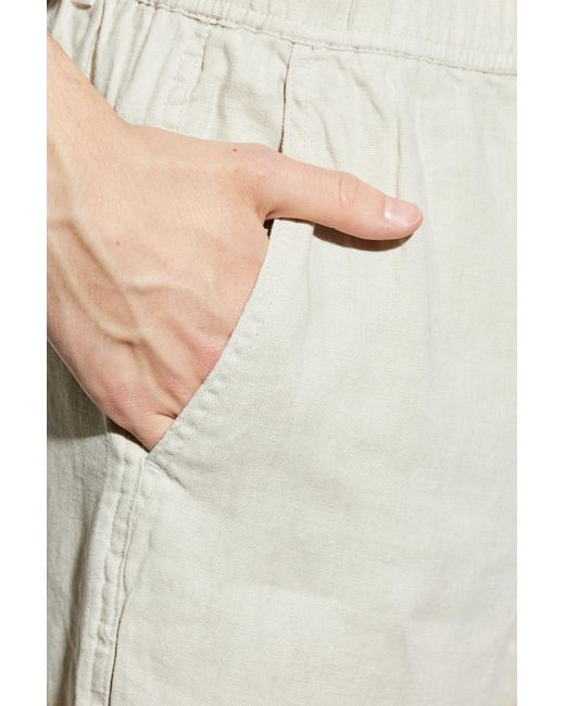 Samsøe & Samsøe White Sajabari X Elasticated-Waistband Trousers for men