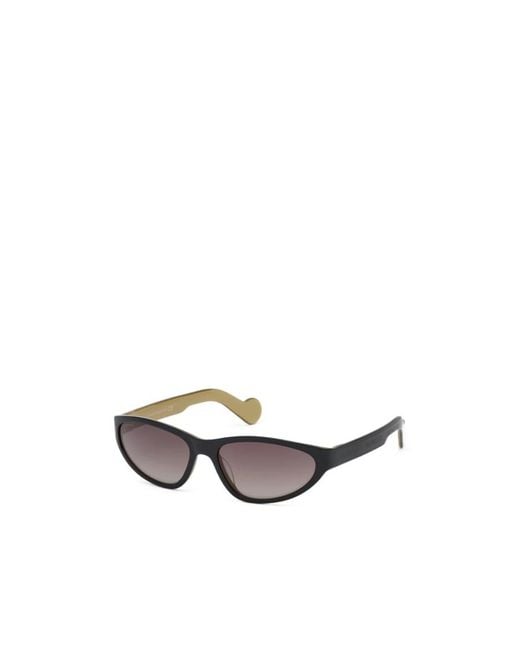 Moncler White Eyewear Cat Eye Frame Sunglasses for men