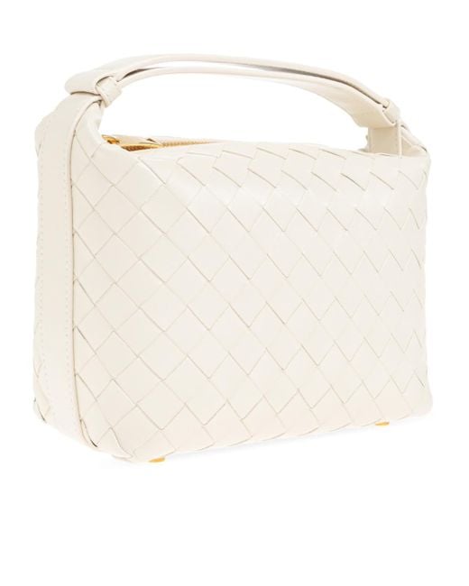 Bottega Veneta Natural Woven Design Handbag