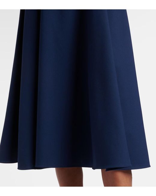 Emilia Wickstead Blue Jody Shirt Dress