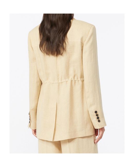 Max Mara Natural Studio Mstadesso Button-Up Jacket