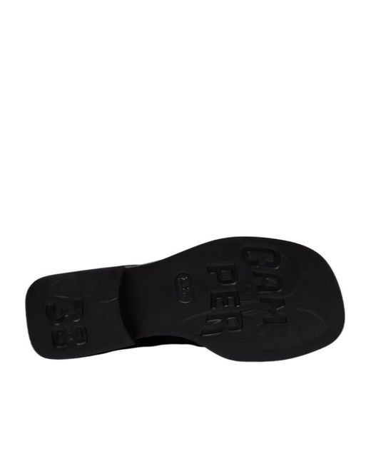 Camper Black Textile High Boots For