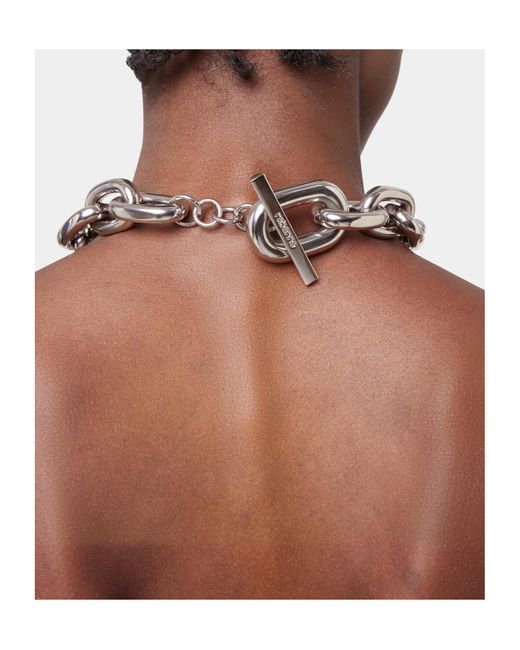Rabanne Metallic Xl Link Necklace