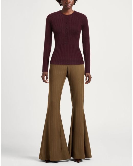 MAX&Co. Purple Ribbed-Knit Jumper