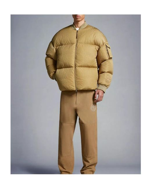 Moncler Green Centaurus Down Bomber Jacket for men