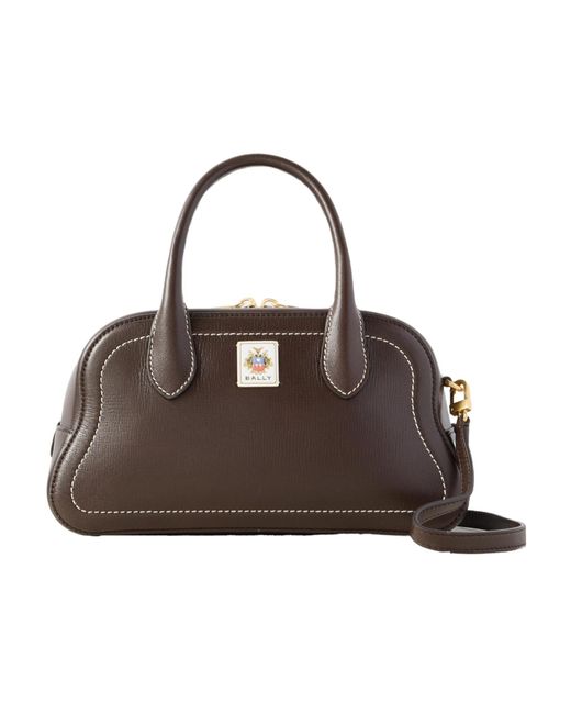 Bally Brown Unda Top Handle Bag