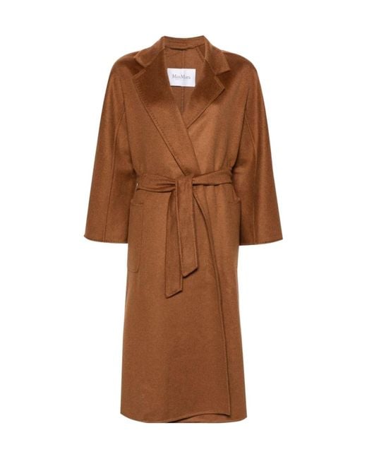 Max Mara Brown Long-Sleeved Coat
