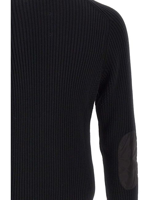Premiata Blue Ribbed Zip-Up Cardigan for men