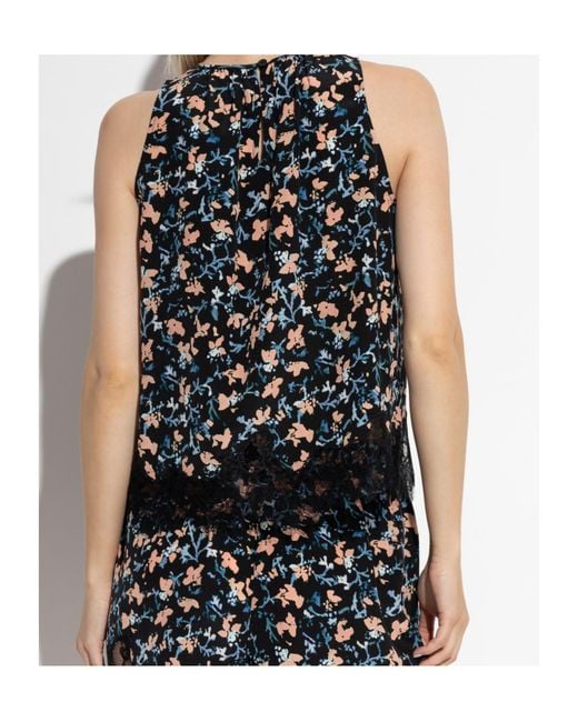 Ulla Johnson Black Sierra Blouse