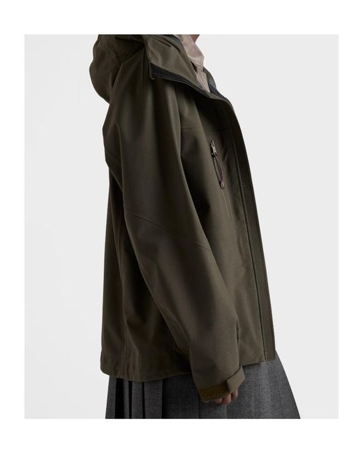 Prada Green Technical Fabric Jacket