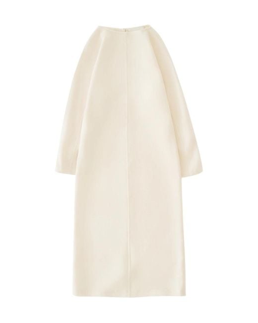 Studio Nicholson White Buttoned Midi Dress