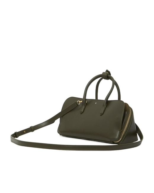 Alaïa Green Top-Handle Shoulder Bag