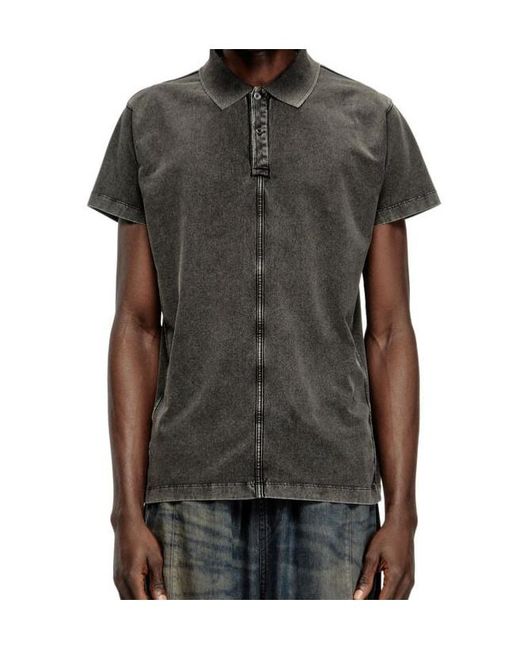 DIESEL Gray T-Nomely Polo Shirt for men