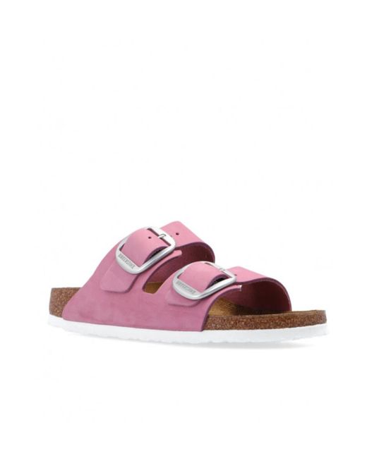 Birkenstock Pink Arizona Big Buckle Sandals