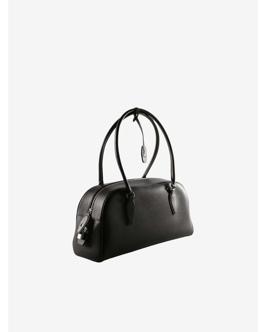 The Row Black E/W India Tote Bag