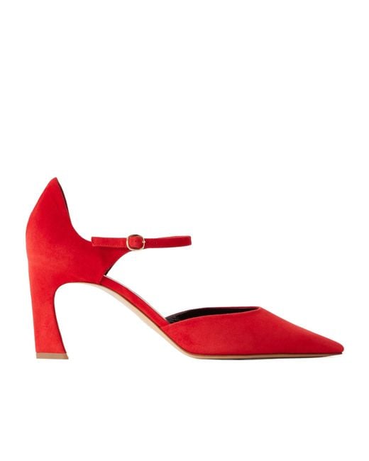 Gabriela Hearst Red Pointed-Toe High Heels