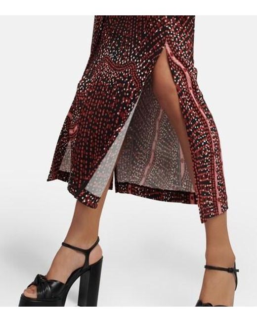 Altuzarra Red Claudia Printed Shirt Dress