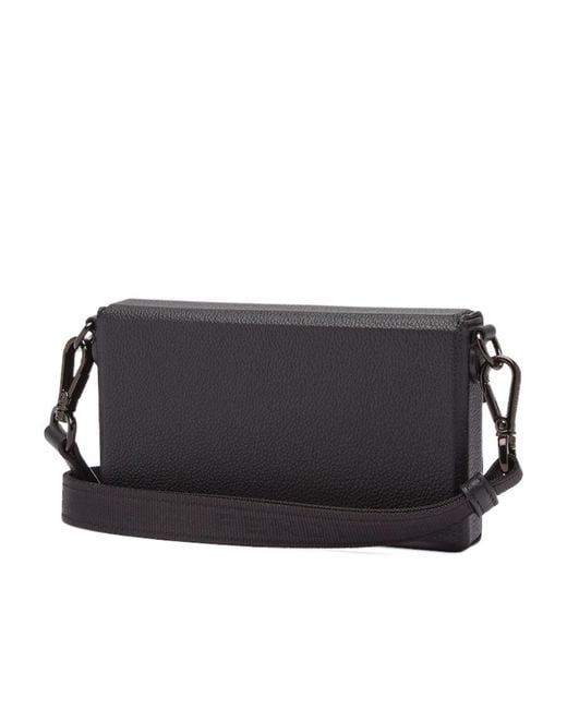 Fendi Black Baguette Soft Trunk Phone Pouch for men