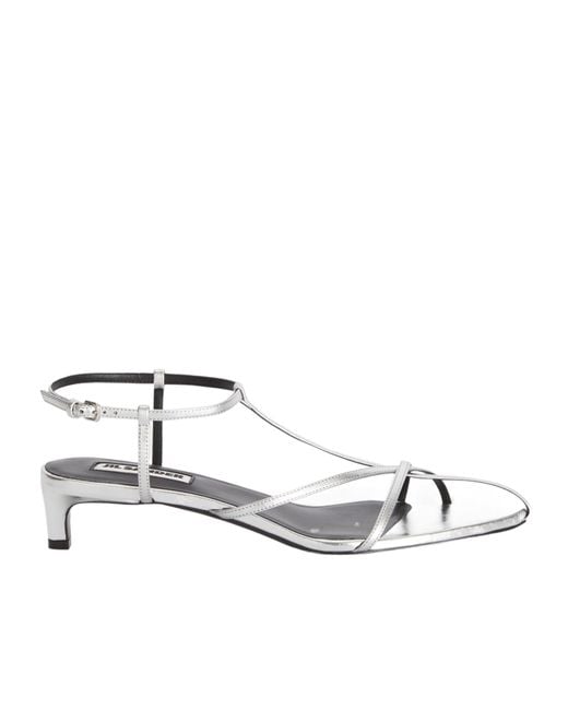 Jil Sander White High Sandals