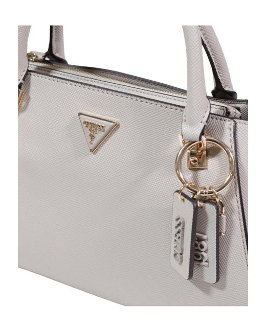 Guess Gray Noelle Tote Bag