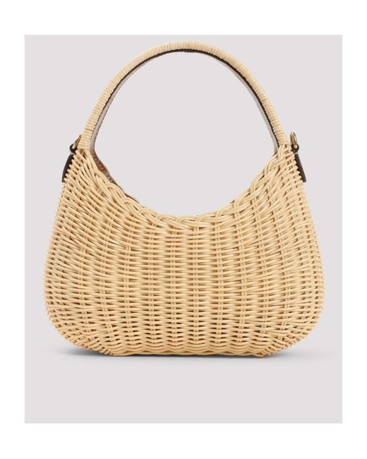 Miu Miu Natural Wander Wicker Handbag